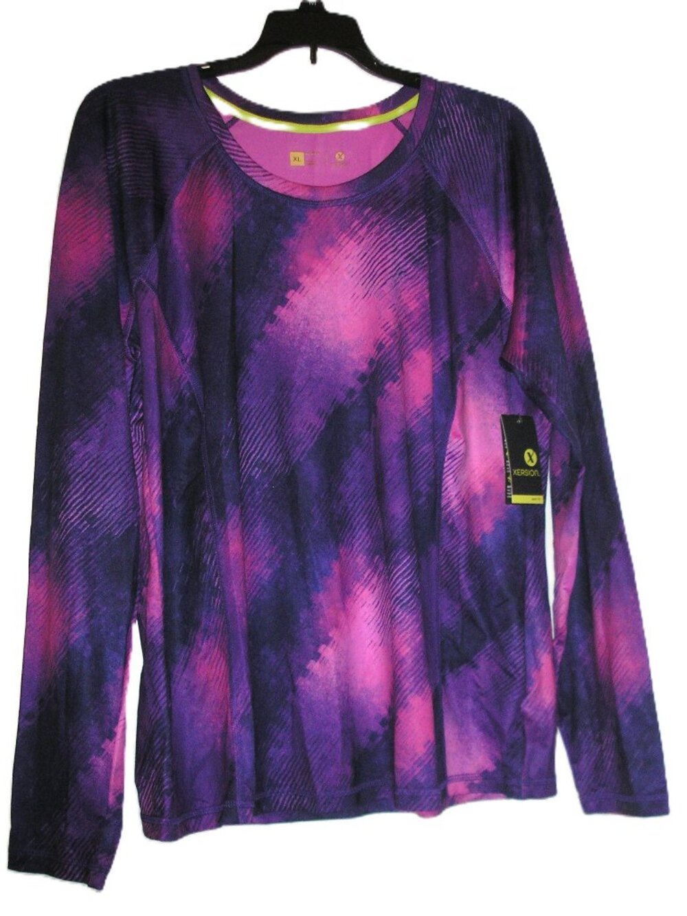 Xersion Semi Fit Stretch Quick Dry Workout Top, XL NEW NWT